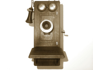 Sepia old phone